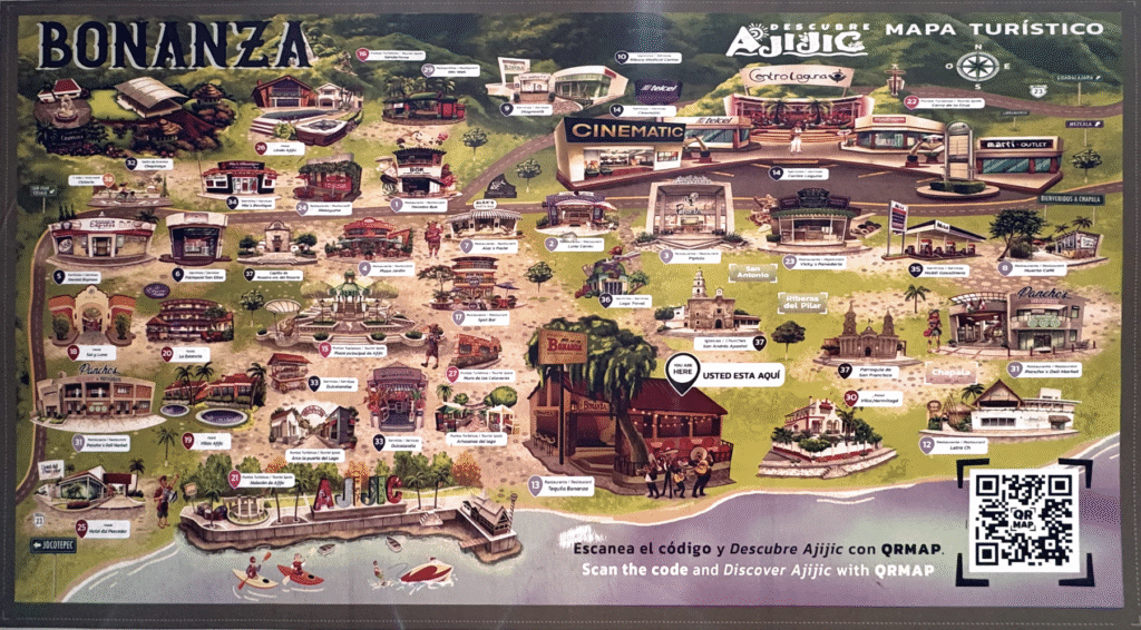 Mapa de Ajijic